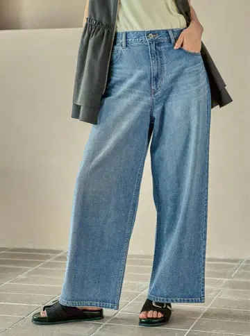 렙심 와이드 데님 팬츠