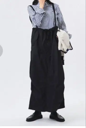 택 포함 새상품 BEAMS 빔즈 오버 팬츠 어레인지 원피스 스커트