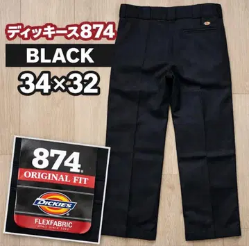 [ 미사용 새상품 ] 디키즈 874 블랙 34 x 32