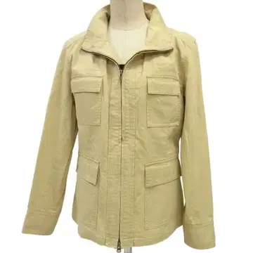 컨디션 최상 데님지 요시에 이나바 지퍼 필드 자켓 M 밀크티