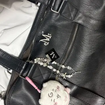 무센토 백 블랙 ( 지퍼 파손 있음 )