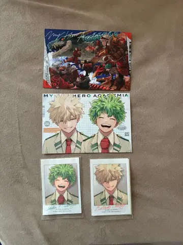 히로아카 미도리야 이즈쿠 바쿠고 카츠키 스티커 엽서