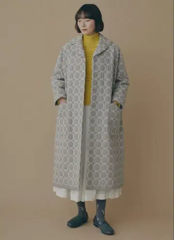 [택 포함 새상품] 미나 페르호넨 tambourine 코트 38 그레이