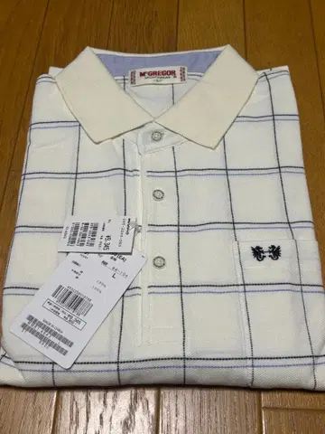 McGregor 맥그리거 체크 무늬 피케 셔츠 L 사이즈