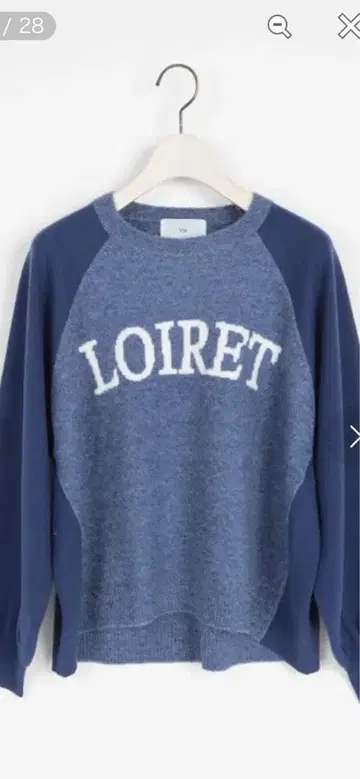 스콧 클럽 구매 Vin 인터샤 로고 래글런 니트 13200엔 블루