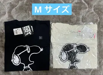 스누피 카우스 Kaws PEANUTS 유니클로 티셔츠 M 사이즈 새상품