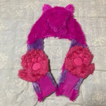 체셔캣 팬캡 머플러 디즈니