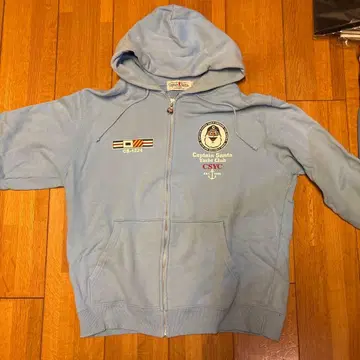 캡틴 산타 요트 클럽 후드티 스카이블루