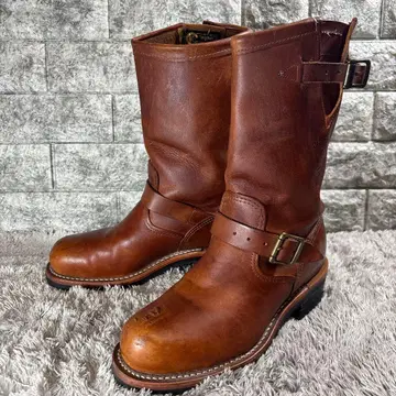 치페와 엔지니어 부츠 91066 탄 레네게이드 USA 제조