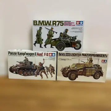 1/35 타미야 BMW.R75 사이드카 푼크바겐 독일 2호 전차