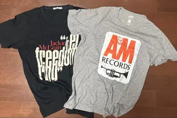 UNIQLO UT 음악 T셔츠 2장 세트 XL A&M Records 재즈
