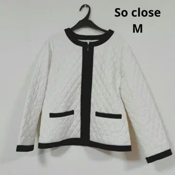 So close 노카라 퀼팅 자켓 여성용 M