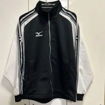 Mizuno 집업 자켓 M 사이즈 블랙/화이트