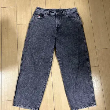 폴러 느낌 cm 다크 퍼플 와이드 데님