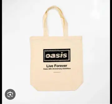 [ 한정판 ] oasis 쇼핑백 30주년 기념전 오아시스전 토트백
