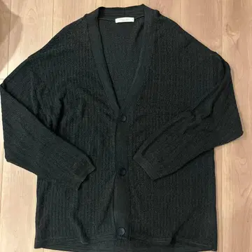 PUBLIC TOKYO 다크 그레이 가디건 사이즈 2