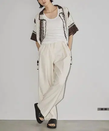 TODAYFUL 턱 트윌 트라우저스 38