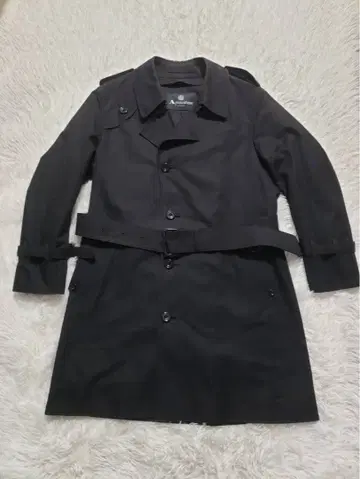 아쿠아 스큐텀 트렌치코트 블랙 M