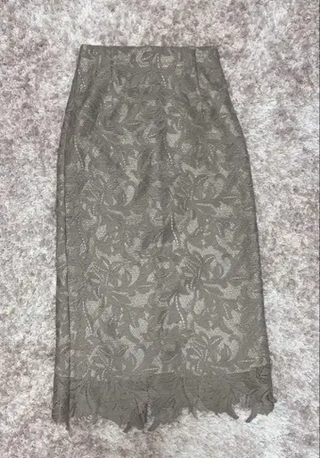 MERCURYDUO I라인 플라워 레이스 스커트