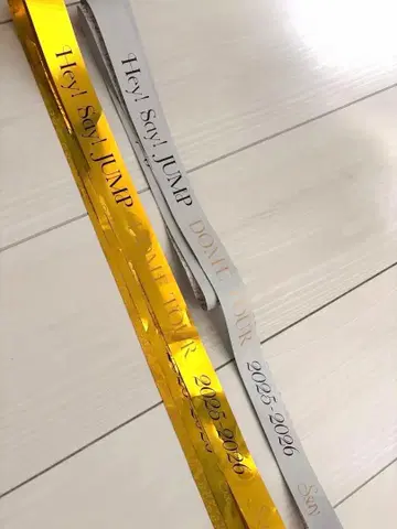 Hey! Say! JUMP 은색 테이프 Ssay 흰금 세트