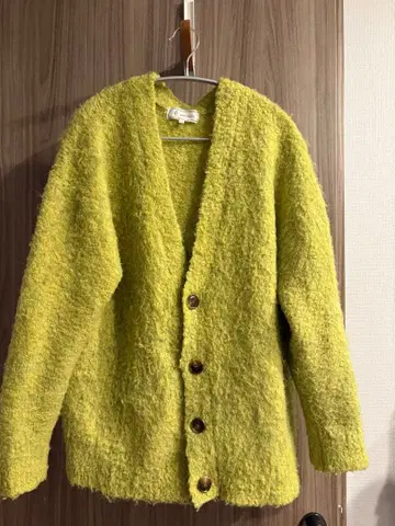 ROPE' PICNIC 부클레 박스 실루엣 가디건 38