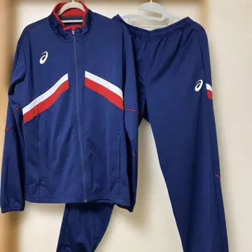 asics 저지 상하의 세트 네이비 XL