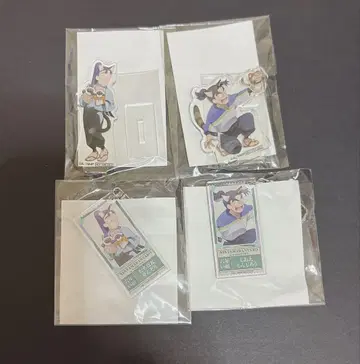 닌타마 란타로 난자타운 티켓풍 키링 미니 아크릴 스탠드 시오에 타치바나