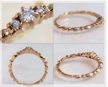 프랑수아 리제 K10 핑크 골드 반지 7호