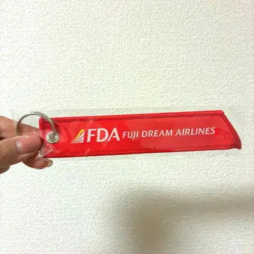 FDA 취항 15주년 플라이트 택 빨간색 후지드림에어라인즈