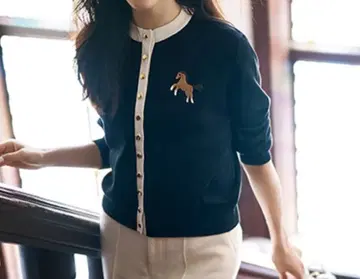 SEVEN TEN x VERY 별주색 가디건