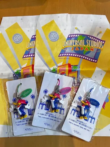 우디 우드페커 키링 3개 세트