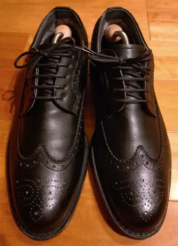 REGAL 628R GORE-TEX 가죽 신발 블랙 윙팁 26.5