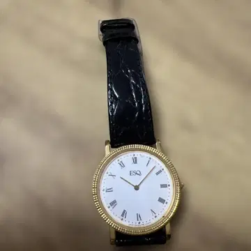 ESQ 아날로그 손목시계 화이트/블랙