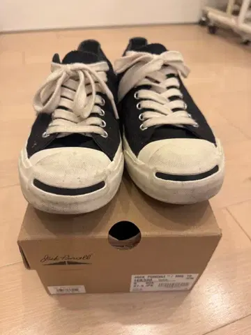 Jack Purcell MHL. 블랙 스니커즈 사이즈 27.5