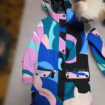 EMILIO PUCCI 멀티 컬러 다운 자켓 36