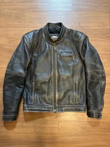 할리데이비슨 정품 가죽 자켓 브라운