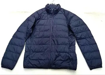 유니클로 울트라 라이트 다운 자켓 네이비 퀼팅 L 남성용