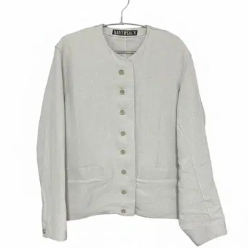 HAVERSACK 베이지 노카라 자켓 S 사이즈