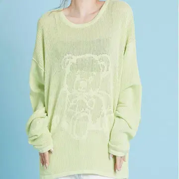Bear knit top 리틀 써니바이트 니트