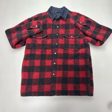 Levi Strauss & Co. 빨검 체크 셔츠 자켓 보아