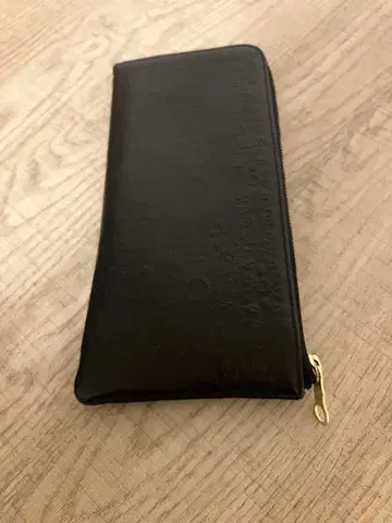 HIRAMEKI L자형 지퍼 장지갑 블랙