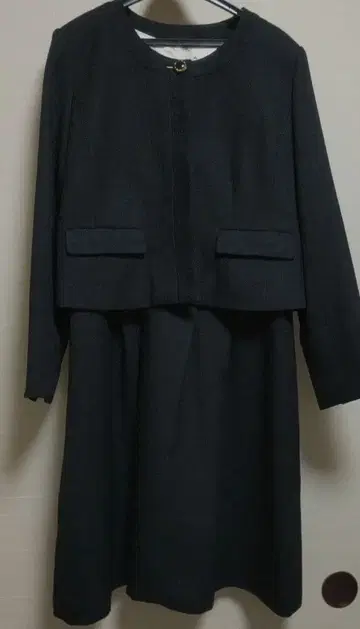 블랙 원피스 정장 졸업식