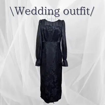 심플하고 세련된 시스루 맥시 드레스 결혼식 등에 추천!