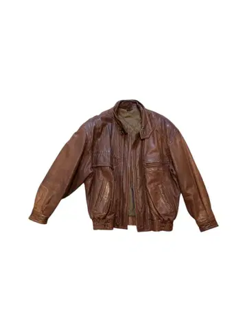 G-1 자켓 L 사이즈 천연 가죽 짧은 기장 90s