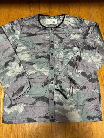 AVIREX 카모 패턴 퀼팅 자켓 XL