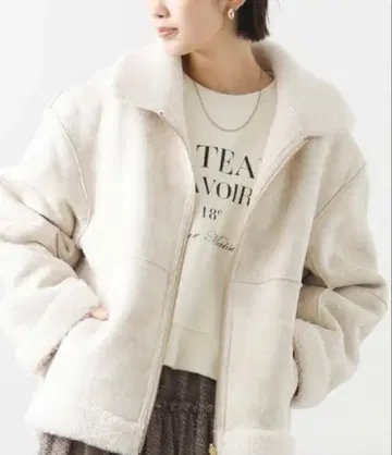 그레디 브릴리언트 보아 블루종 리버서블 스웨이드 조 새상품급