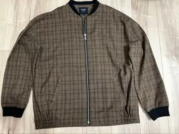 BEAMS HEART 체크 무늬 자켓 L 사이즈