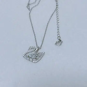 스와로브스키 목걸이 펜던트 여성용 스완 레이크 실버