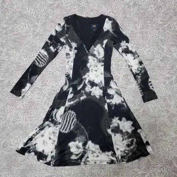 cavalli CLASS V넥 긴팔 원피스