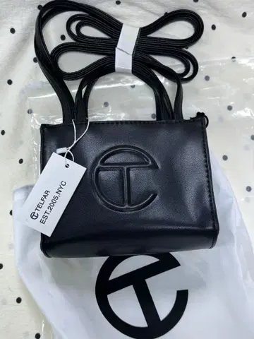 텔파 블랙 미니 숄더백